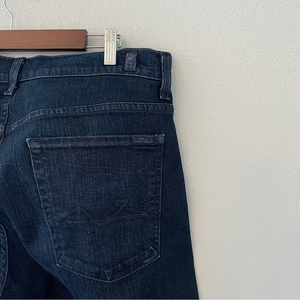 7FAM 7 for all mankind Austyn Straight Leg Denim Jean Dark Wash 34x33
